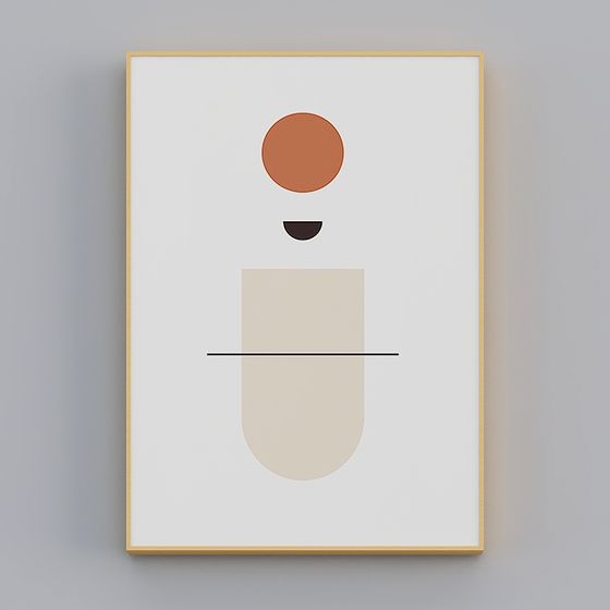 Abstract Geometric Frame 3D model