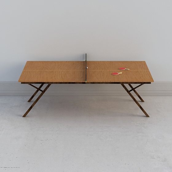 Unique Modern Table Tennis Table 3D model