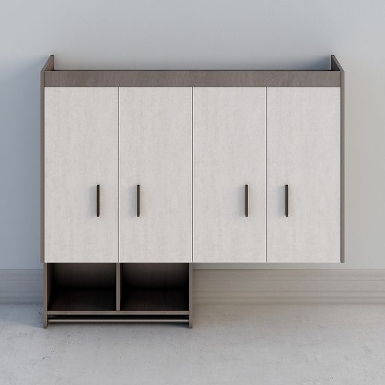 City Corner Storage Cabinet 3D model