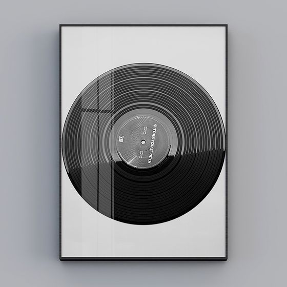 Stunning Vinyl Record 3D model
