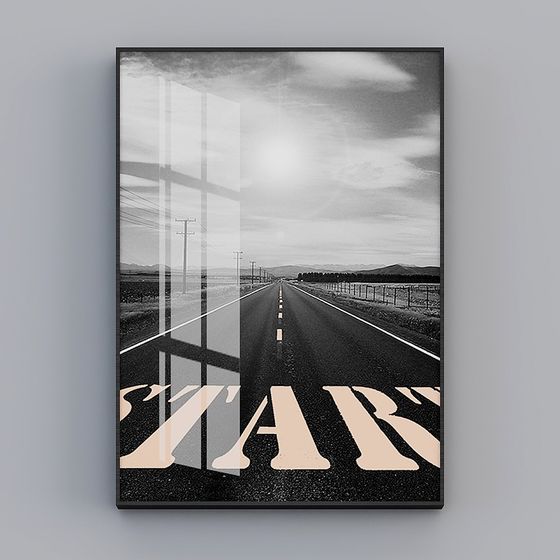 Open Road 3D model for Creative Projects