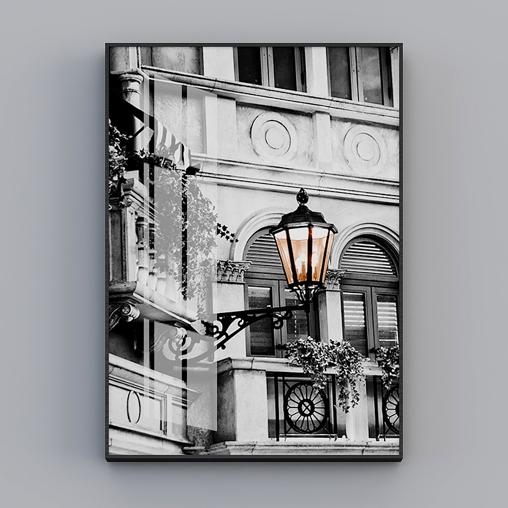 Happy Workshop - Modern Wind - Living Room Dining Room Bedroom Decorative Painting - Love Paris