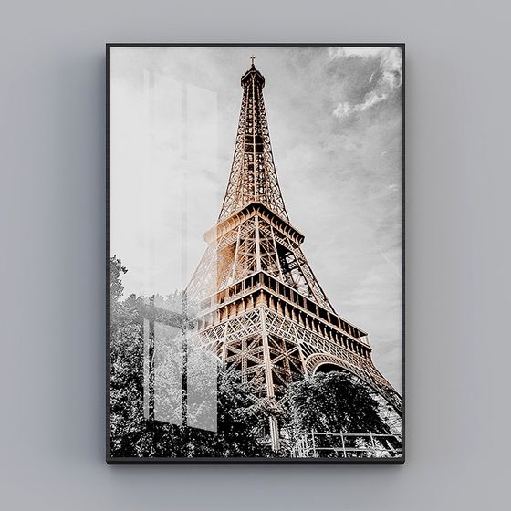 Detailed Eiffel Tower 3D Model