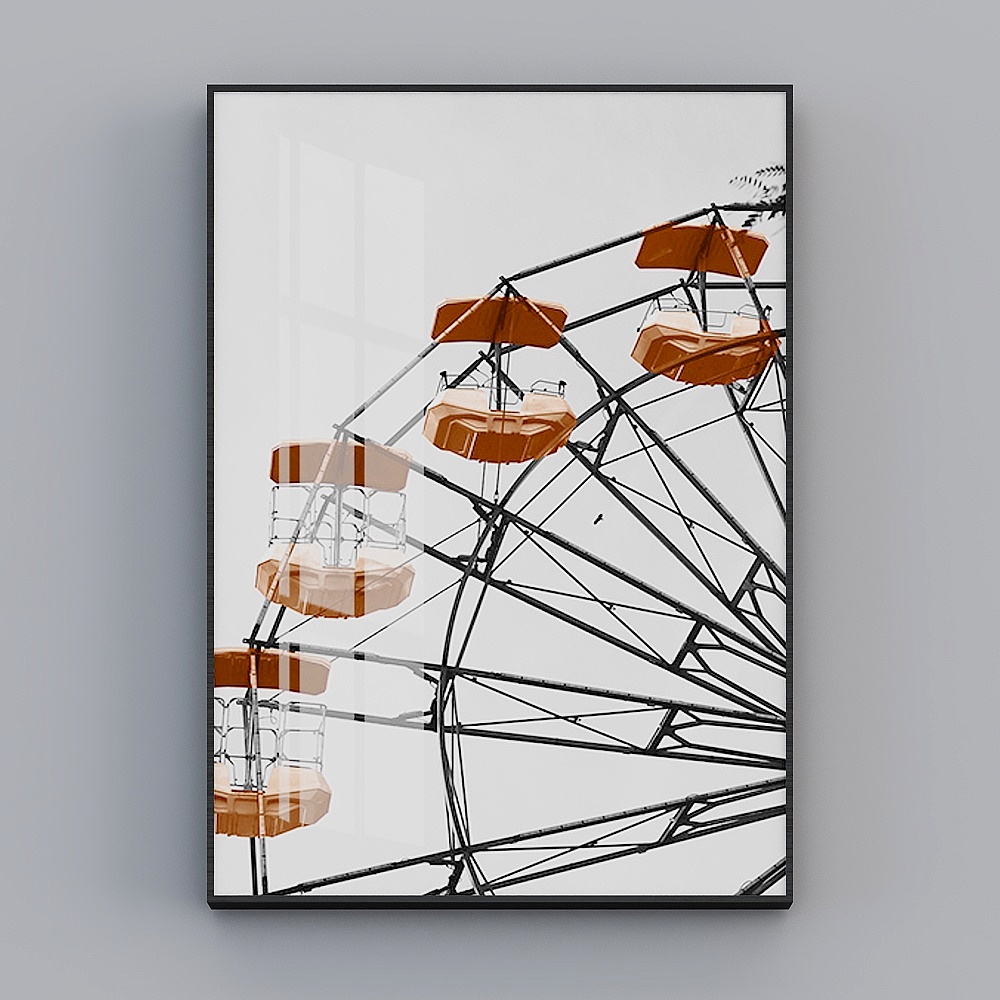 Happy Workshop - Modern Wind - Living Room Dining Room Bedroom Decorative Painting - Love Paris