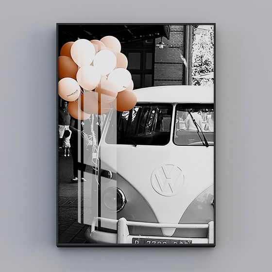 Classic T1 Van Low-Poly 3D Model