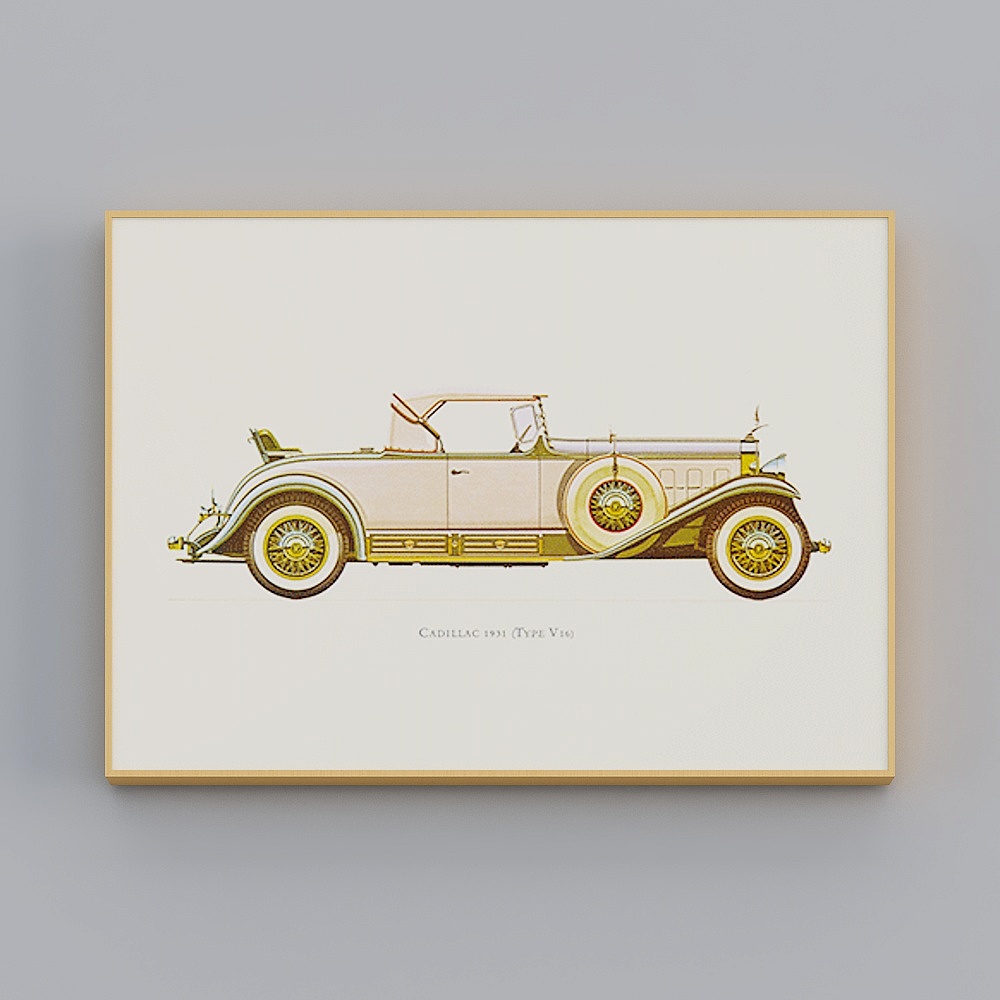 1931 Cadillac Type V16 3D model