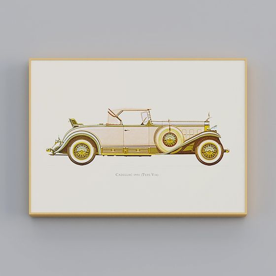1931 Cadillac Type V16 3D model
