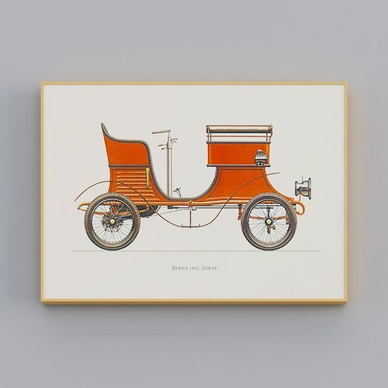 Berna 1902 Ideal 3D model for Vintage Projects