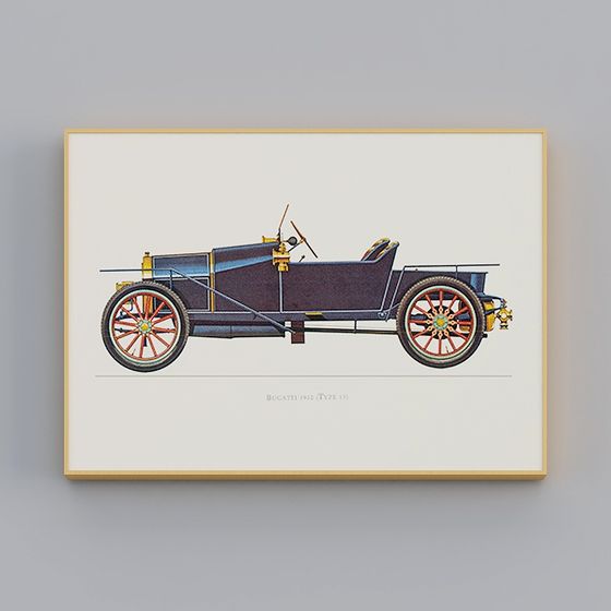 1930s Bugatti Type 13 3D model