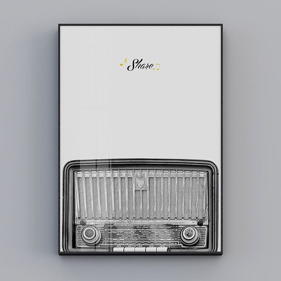 Nostalgic Radio 3D model