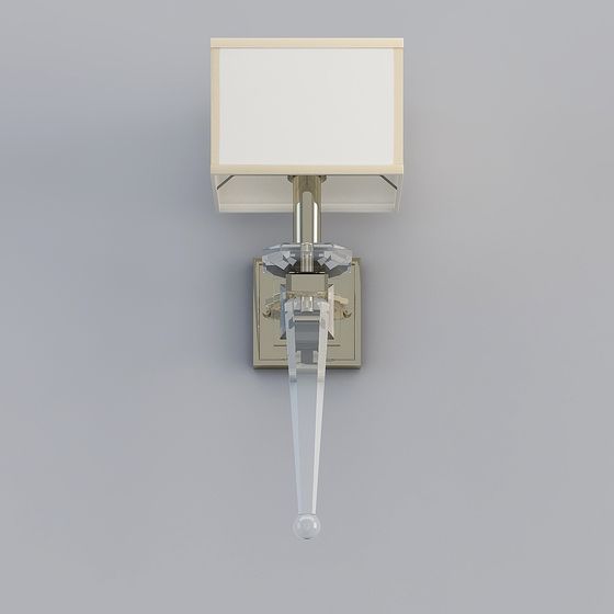 Stylish Wall Light 3D model for Contemporary Spaces