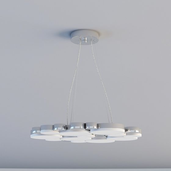 Stylish Modern Pendant Light 3D model