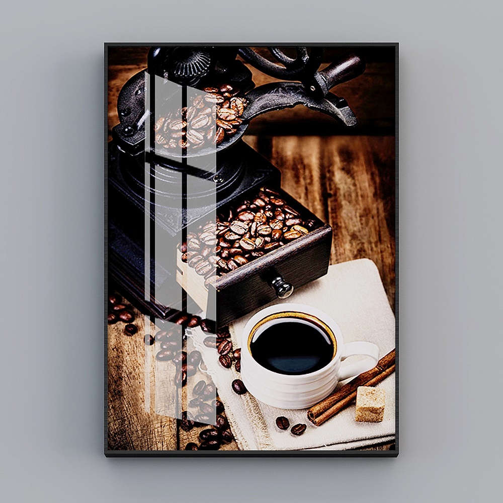 Happy Workshop - Modern Wind - Cafe Milk Tea Shop Decorative Painting - Coffee Station