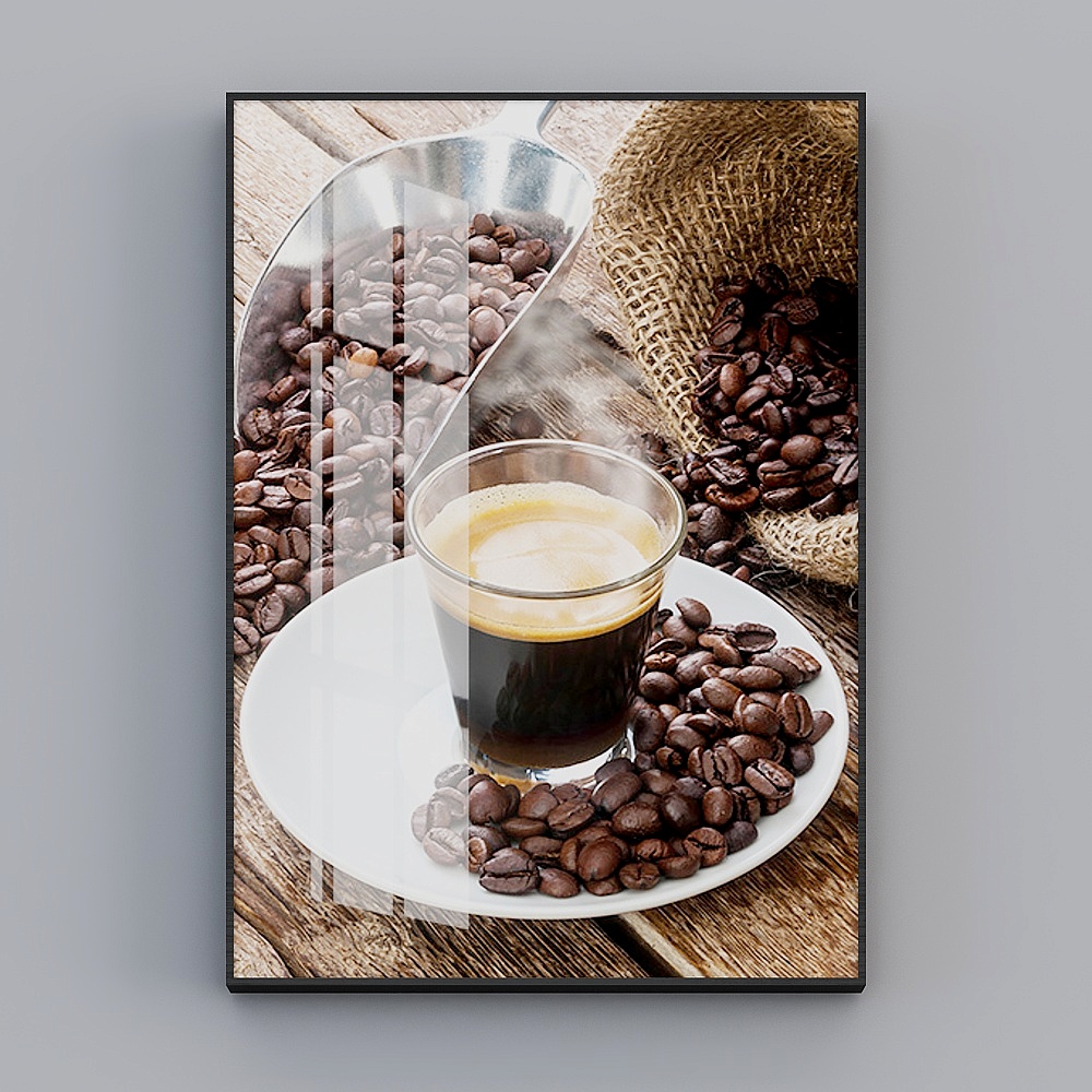 Decorative painting for coffee shop