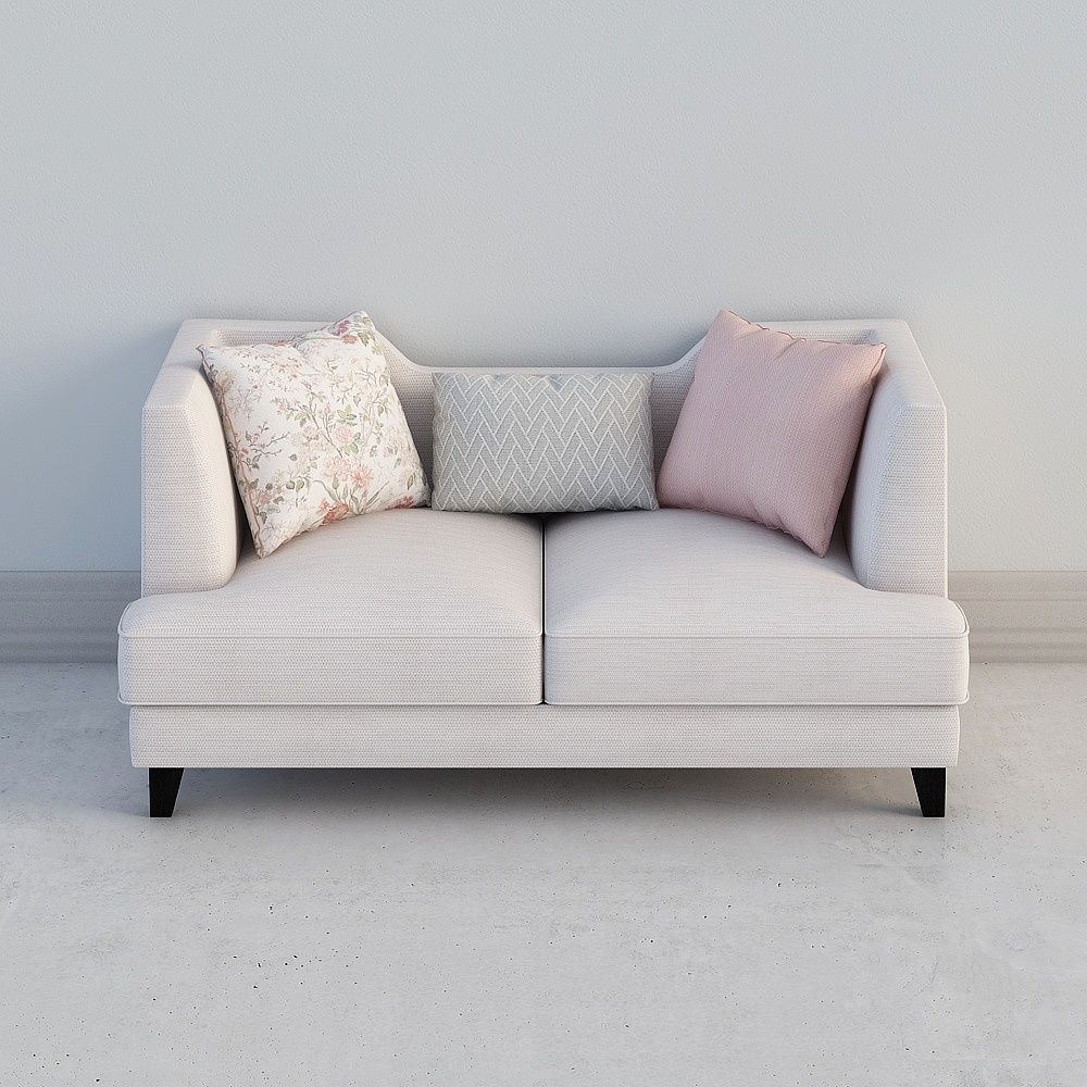 2인용 패브릭 소파 현대적이고 간단한 소파 CX7002-1-D2