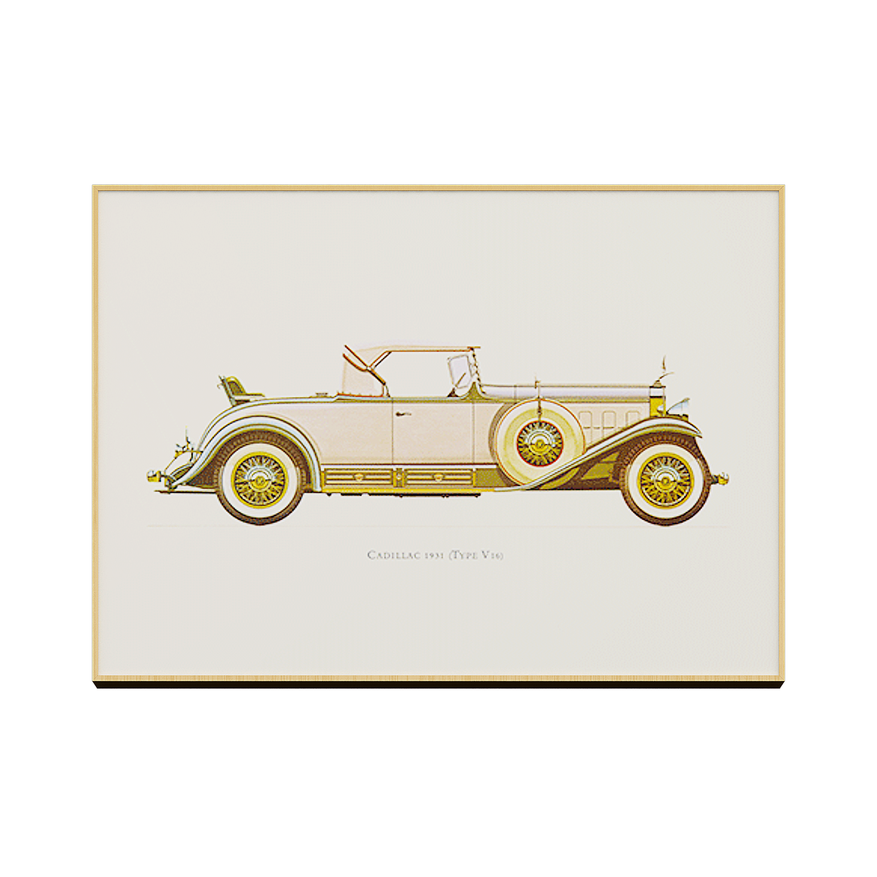 1931 Cadillac Type V16 3D Model – Vintage Car Design