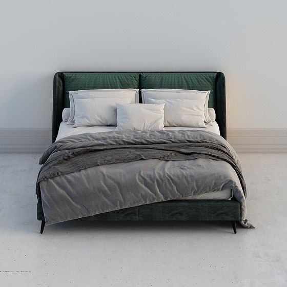 Velvet Dream 3D model Bed