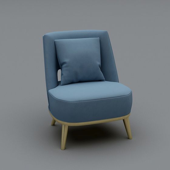 Cozy Lounge Chair 3D model