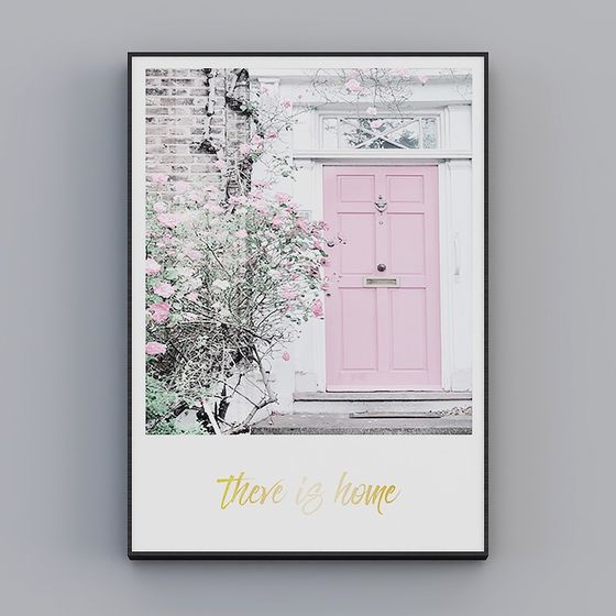 Pink Garden Gate 3D model