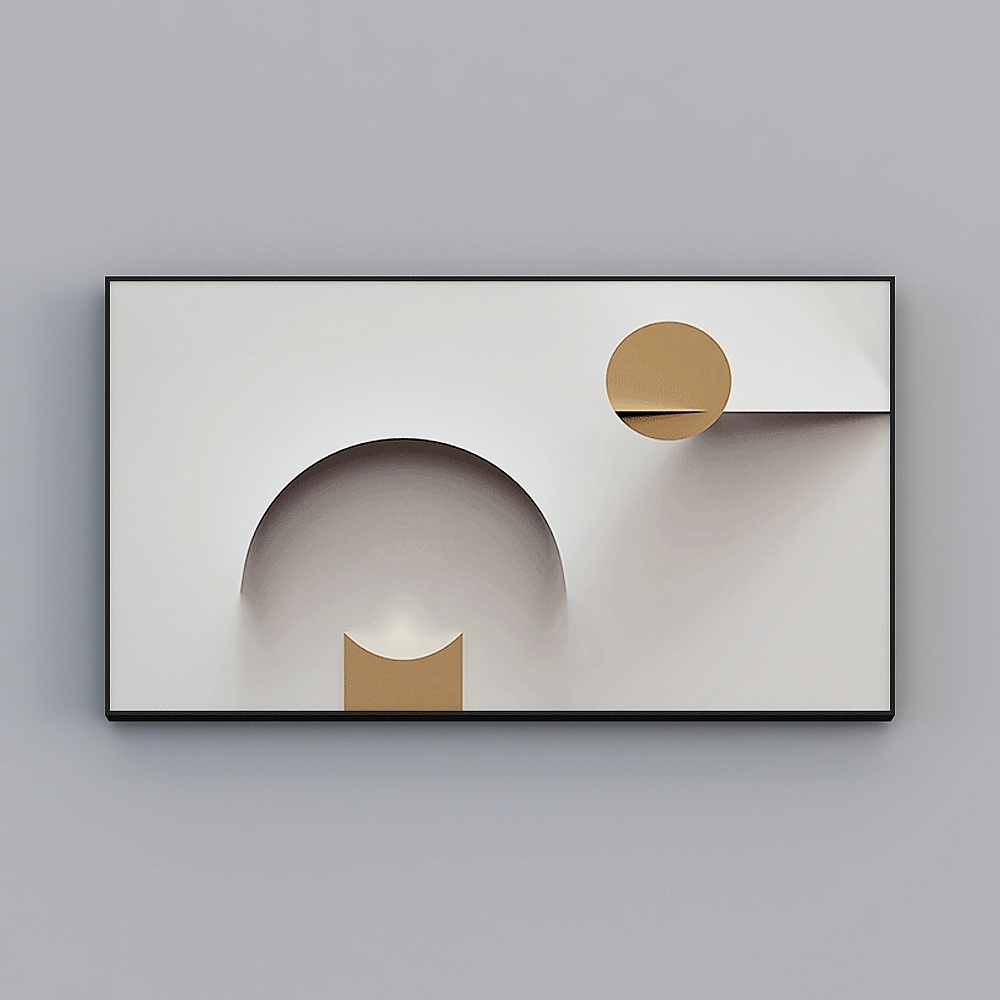 Happy Workshop - Modern Wind - Art Light Luxury Bedroom Decorative Painting - Simplicity