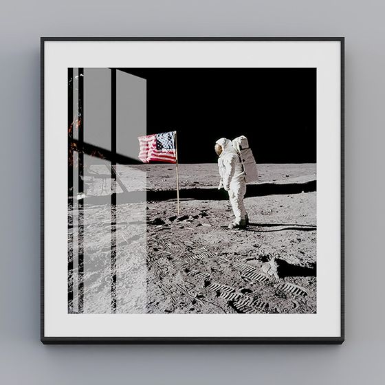 Moon Landing 3D Model for Space Exploration