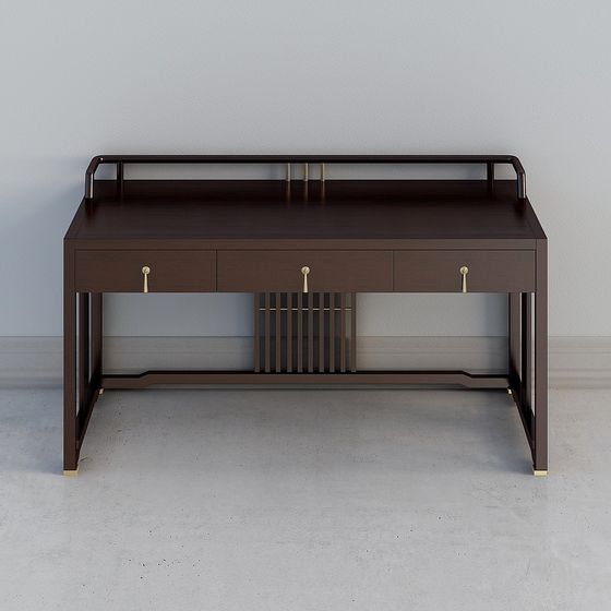 Modern Elegant Office Desk 3D model