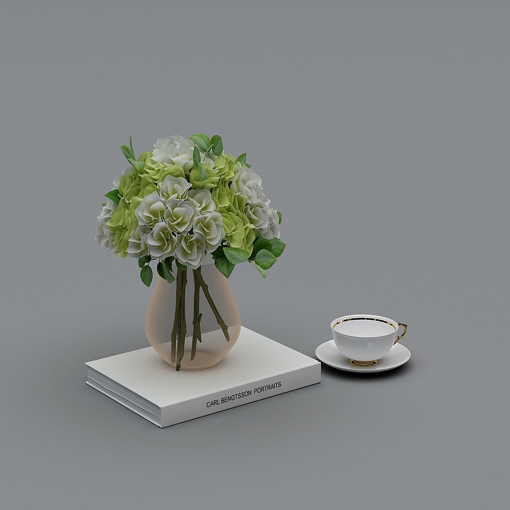 Elegant Vase 3D model