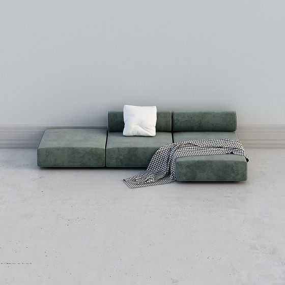 Urban Comfort 3D Model Sofa