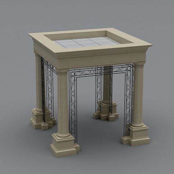 Roman Column Arch 3D model