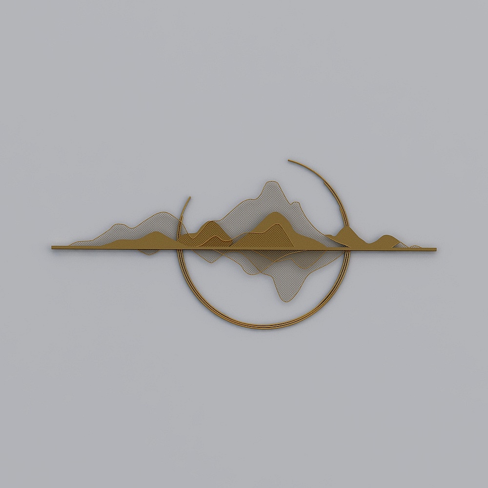 Modern style - living room bedroom entrance wall iron pendant