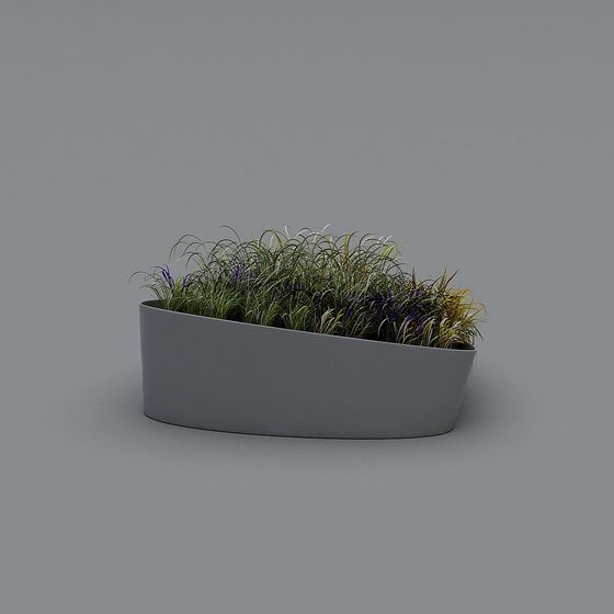 Urban Oasis 3D Model - Modern Plant Pot
