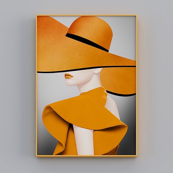 Abstract Fashion Model 3D Model