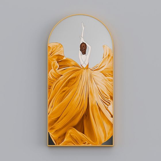 Golden Dance 3D model