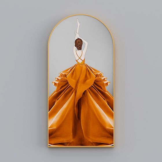 Dance in Gold 3D model