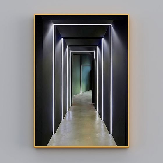 Futuristic Corridor 3D model