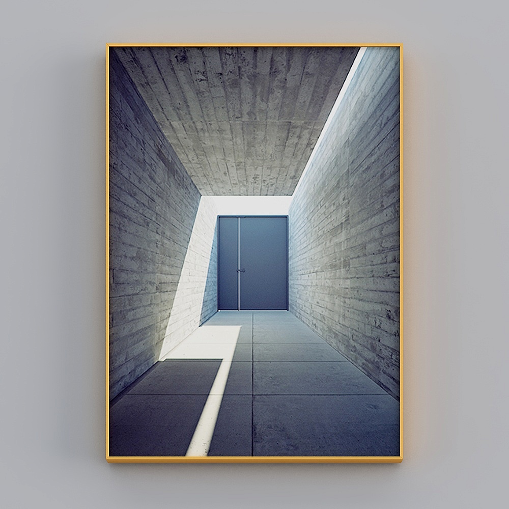 Zhuo Yi - modern wind - guest restaurant Xuanguan decorative painting - to the future