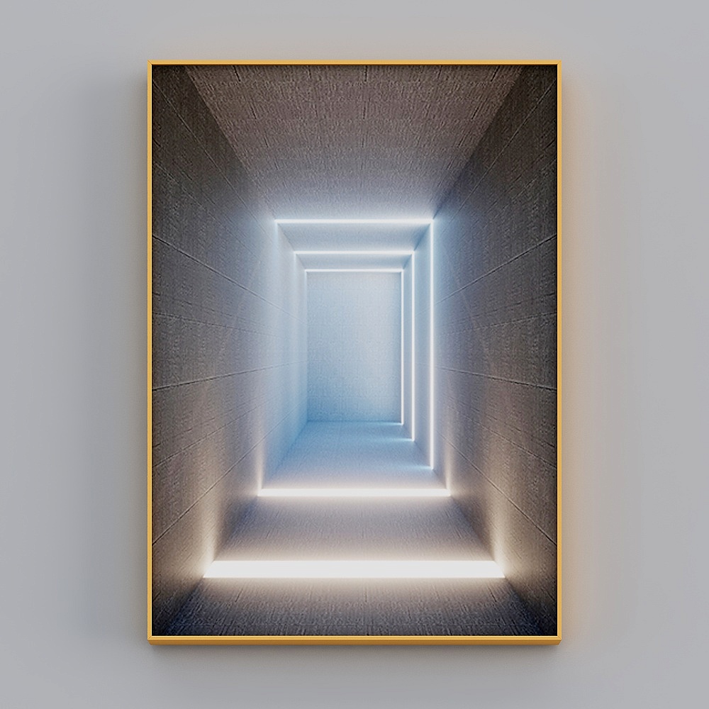 Zhuo Yi - modern wind - guest restaurant Xuanguan decorative painting - to the future