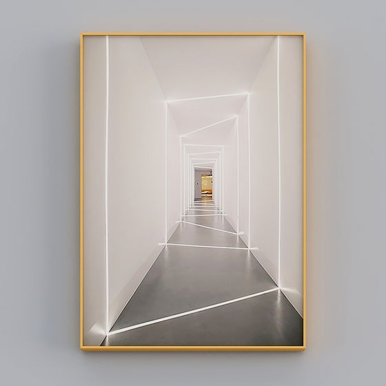 Infinite Corridor 3D Model for Modern Designs