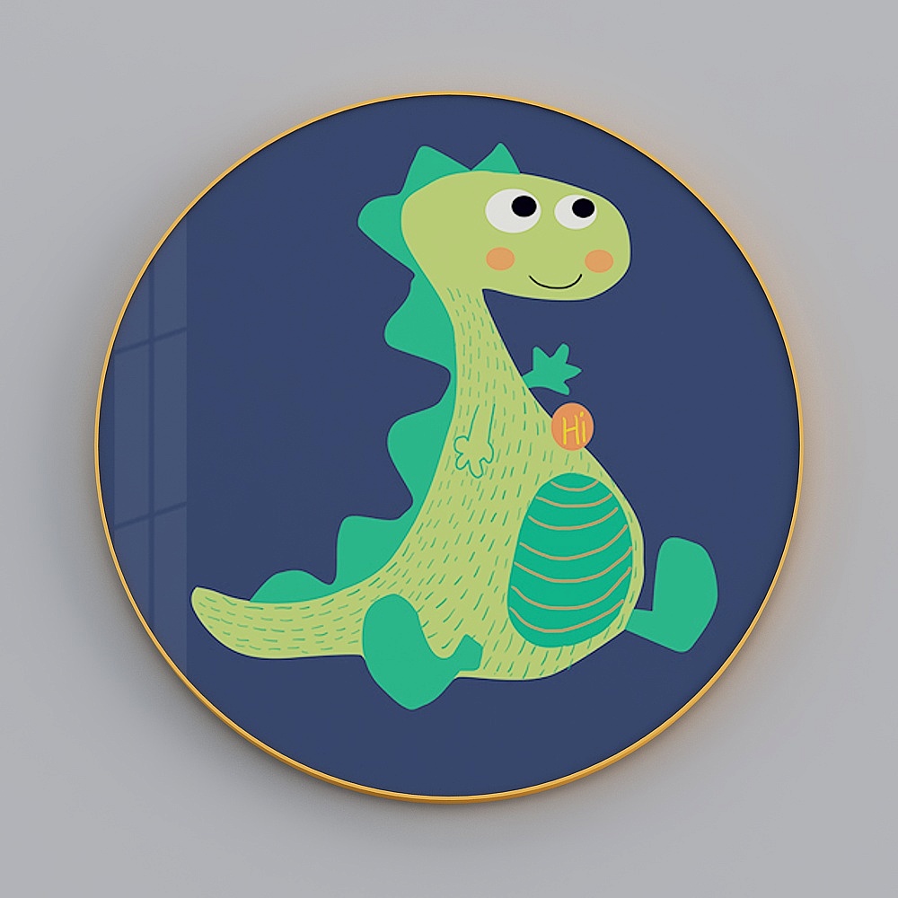 Dino Buddy 3D Model - Joyful Dinosaur Character