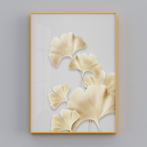 Golden Ginkgo 3D model
