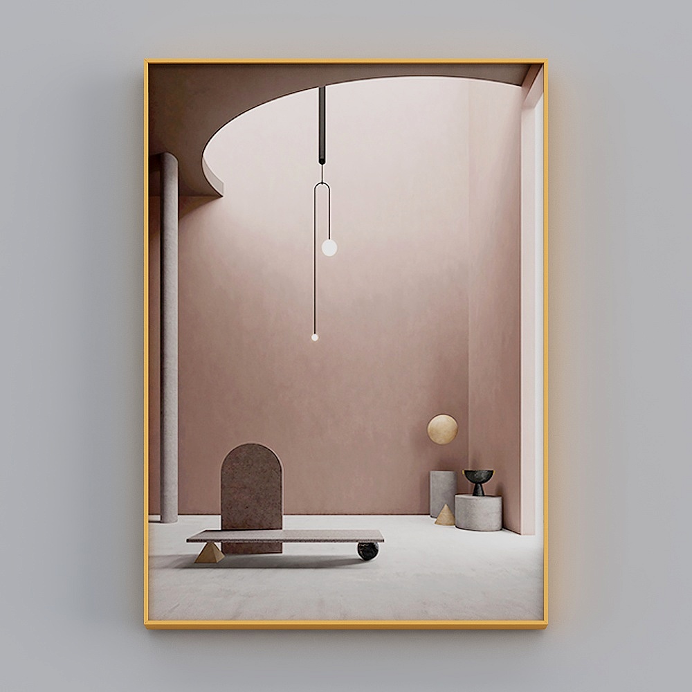 Zhuo Yi - Modern Wind - Living room aisle mural vertical entrance decoration painting - wonderful space