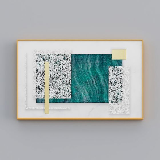 Abstract Picture Frame 3D model
