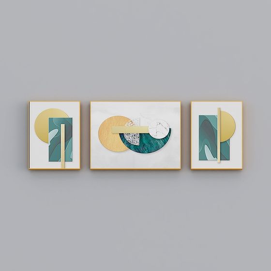 Abstract Picture Frame 3D Model