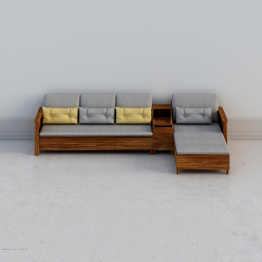 диван с шезлонгом