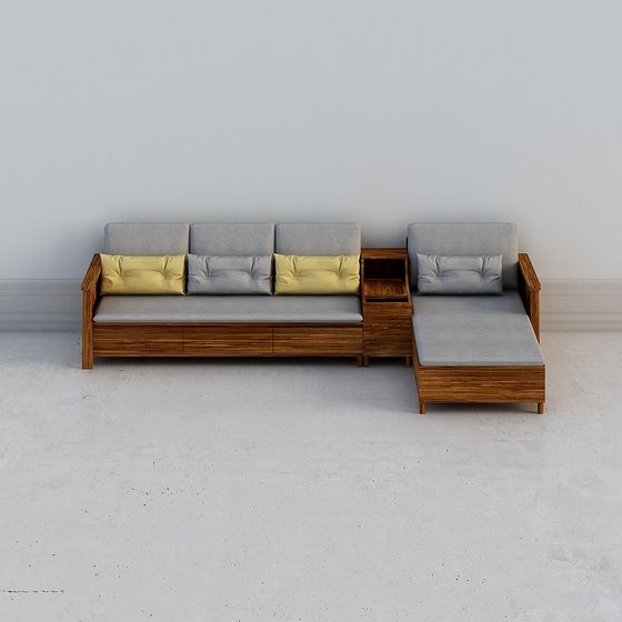 диван с шезлонгом