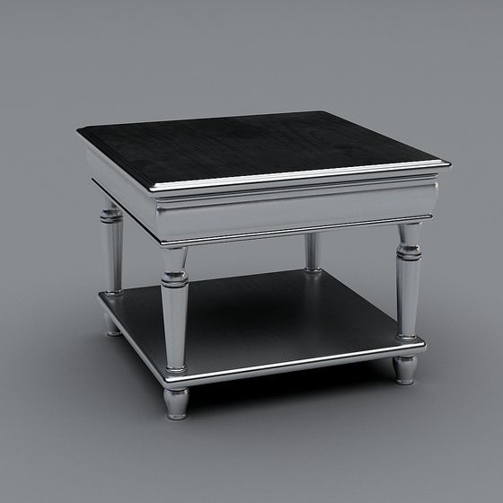Stylish Urban Corner Side Table 3D model