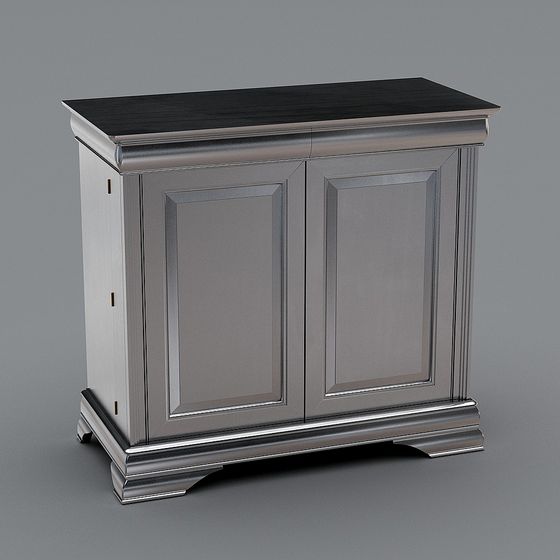 Elegant Storage Cabinet 3D model