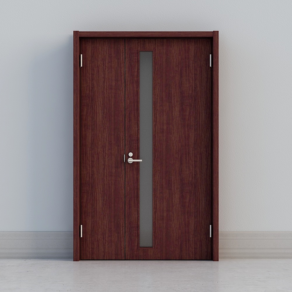 LIXIL wooden door - indoor door - BCR mother door - DD black walnut color