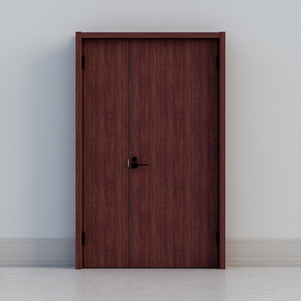 modern wooden door