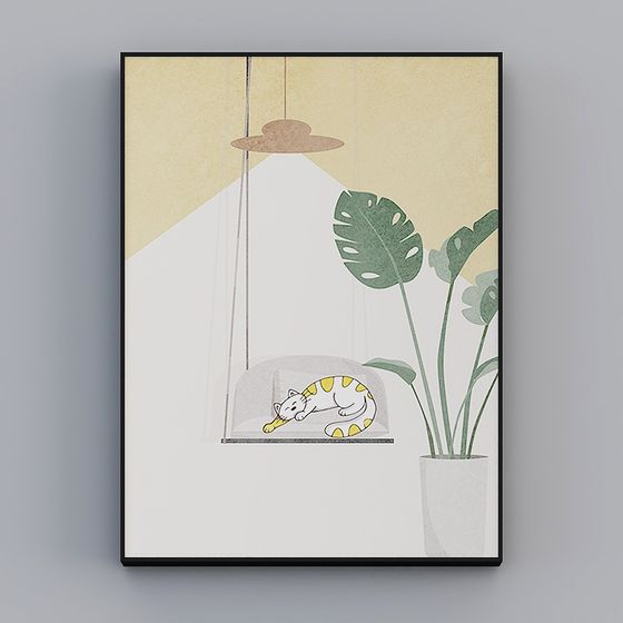 Cozy Cat Hammock 3D model